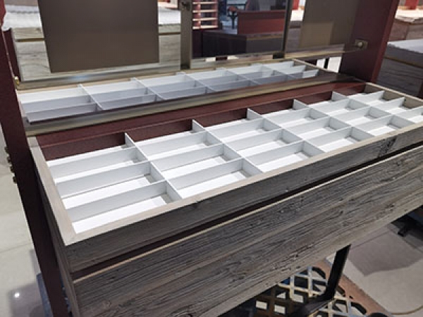 Glasses store display cabinet