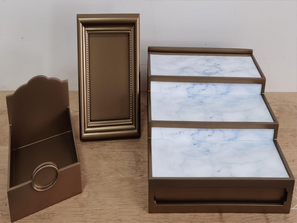 Display Step Stand &Wooden display props