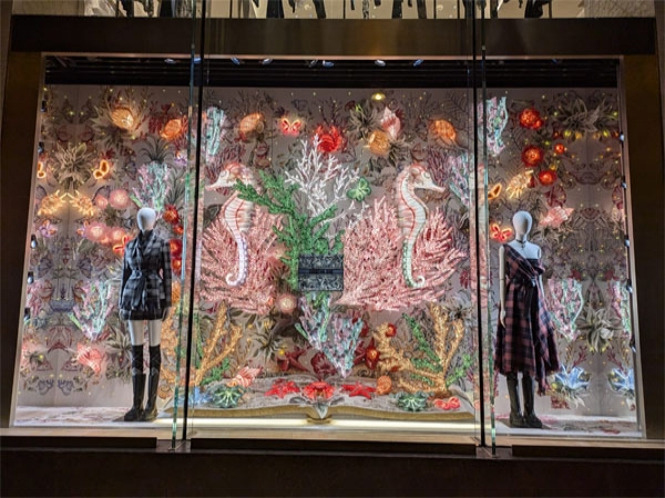 DIOR F24 XMAS WOMEN WINDOW DISPLAY