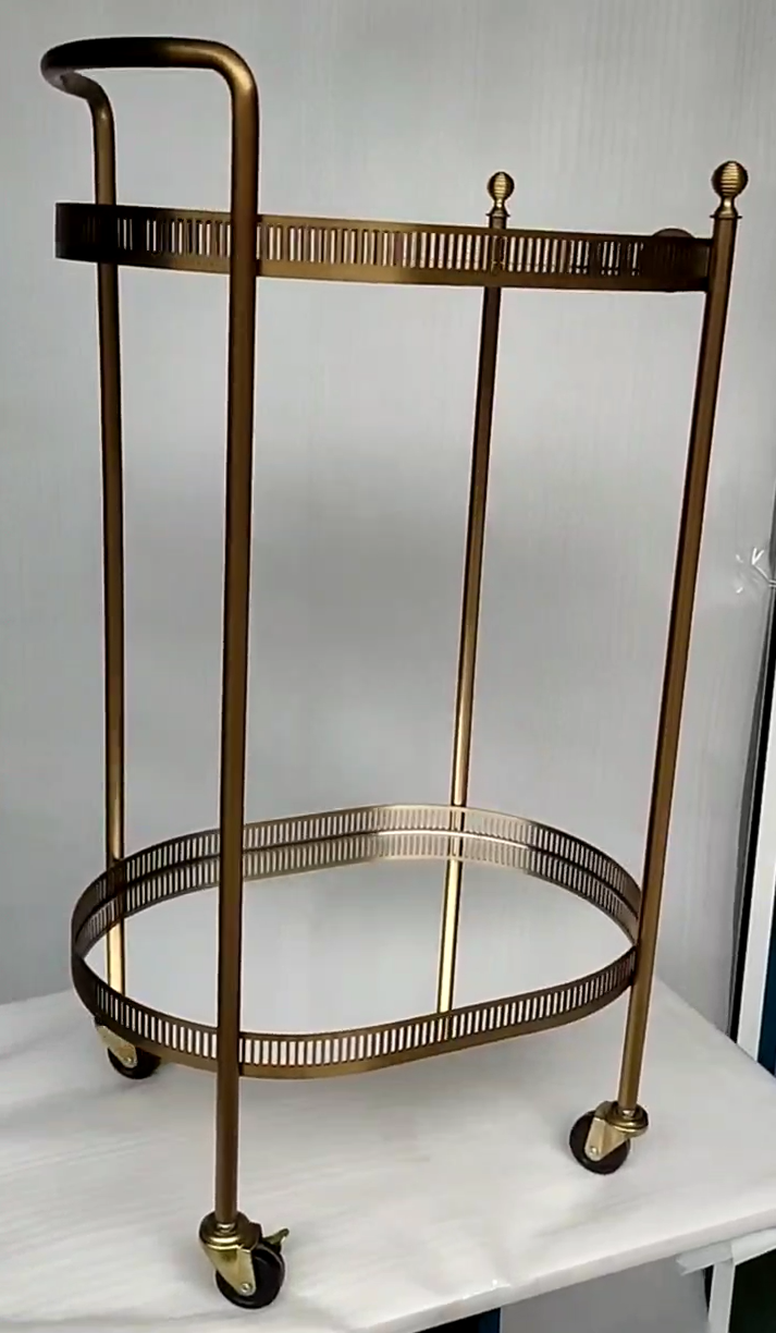 Electroplated metal cart (2)